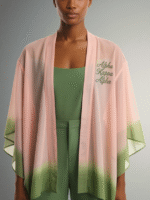 Alpha Kappa Alpha Petal Whisper Sheer Overlay Cardigan