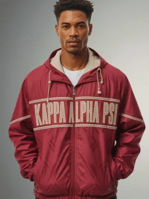 Kappa Alpha Psi Imperial Crimson Hooded Jacket