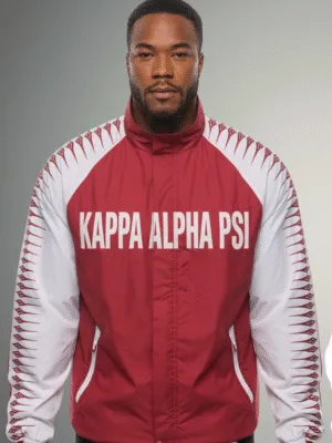 Kappa Alpha Psi Smooth Krimson Raglan Windbreaker