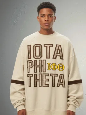 Iota Phi Theta Greek Legacy Patch Sweatshirt