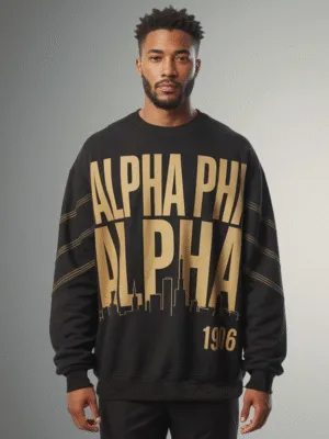Alpha Phi Alpha Alpha Skyline Heritage Crewneck Sweatshirt