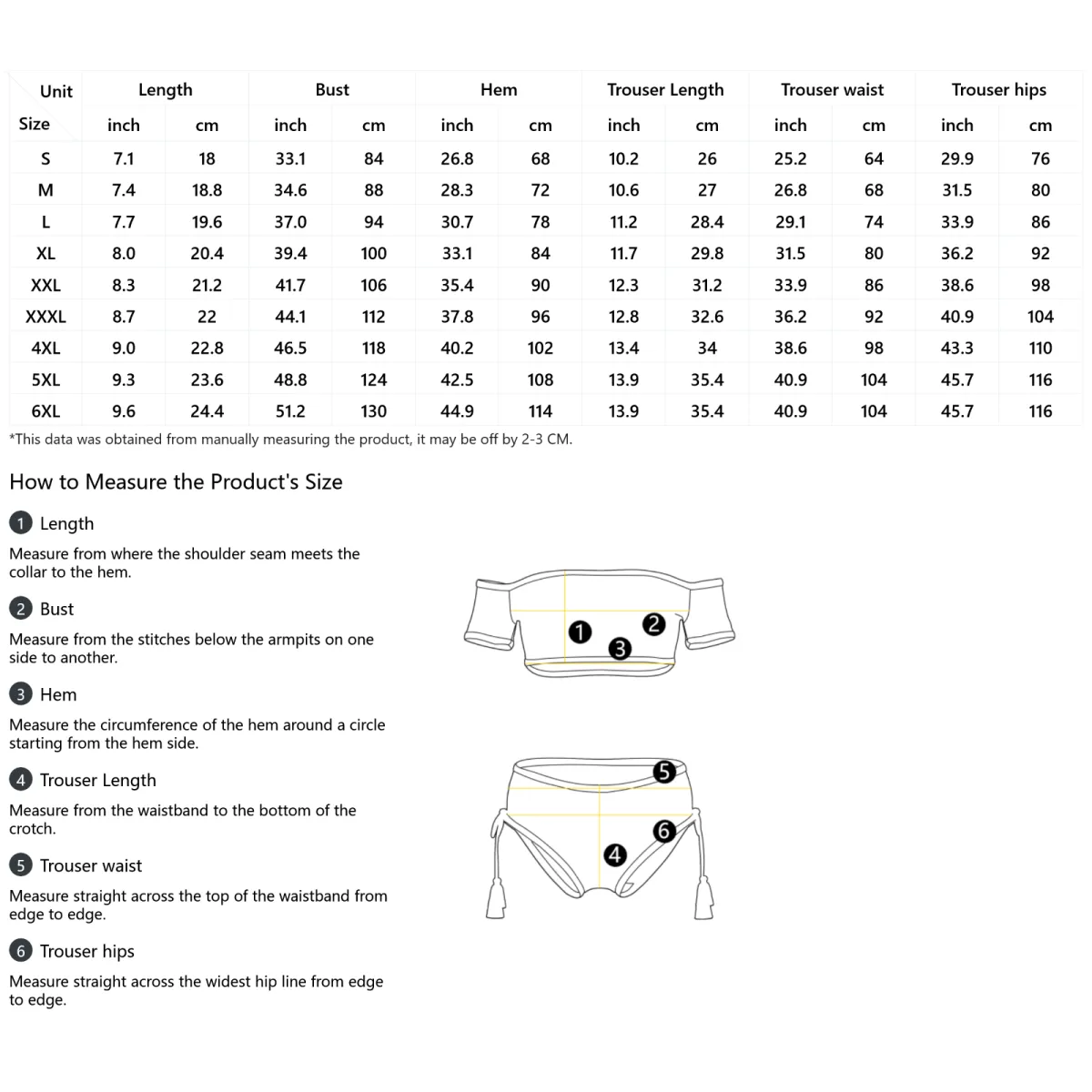Alpha Kappa Alpha Ivy Waves Two-Piece Swimsuit Size Chart
