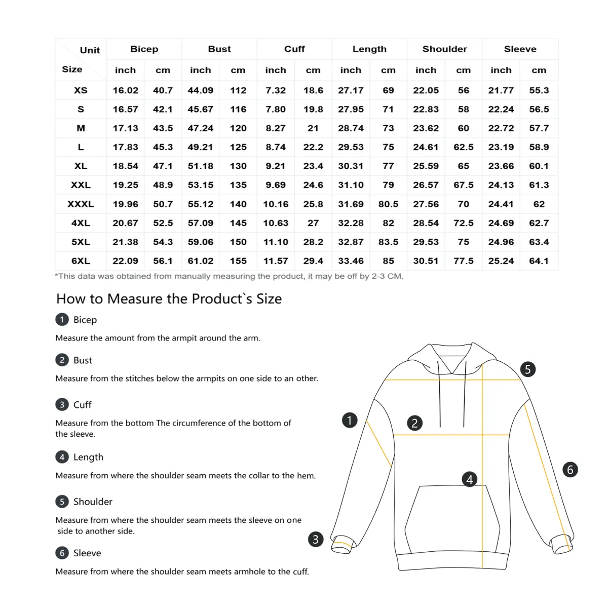 Kappa Alpha Psi 1911 Hoodie Size Chart