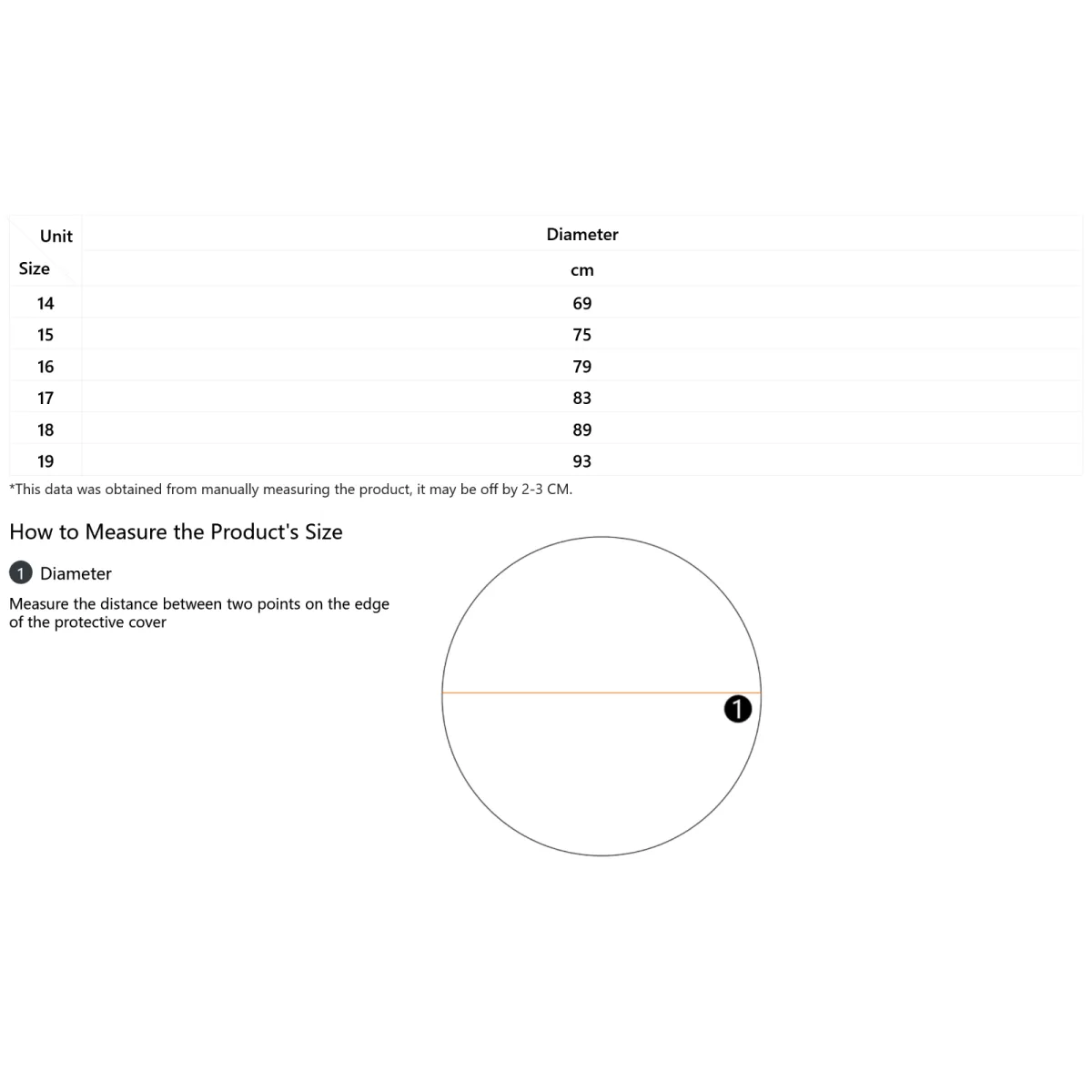 Kappa Alpha Psi Car tire cover Size Chart