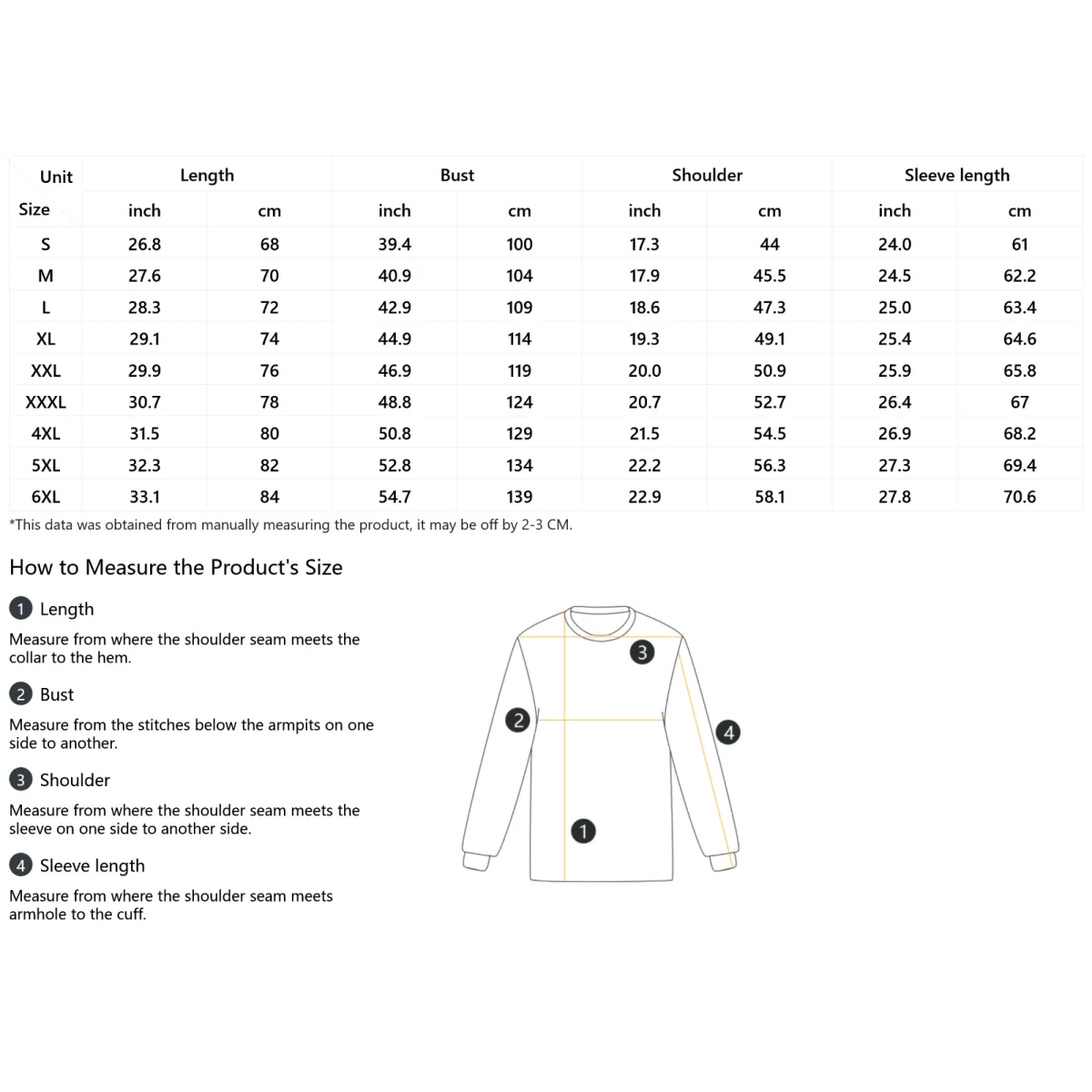 Omega Psi Phi Soulful Journey Long Sleeve Performance Shirt Size Chart