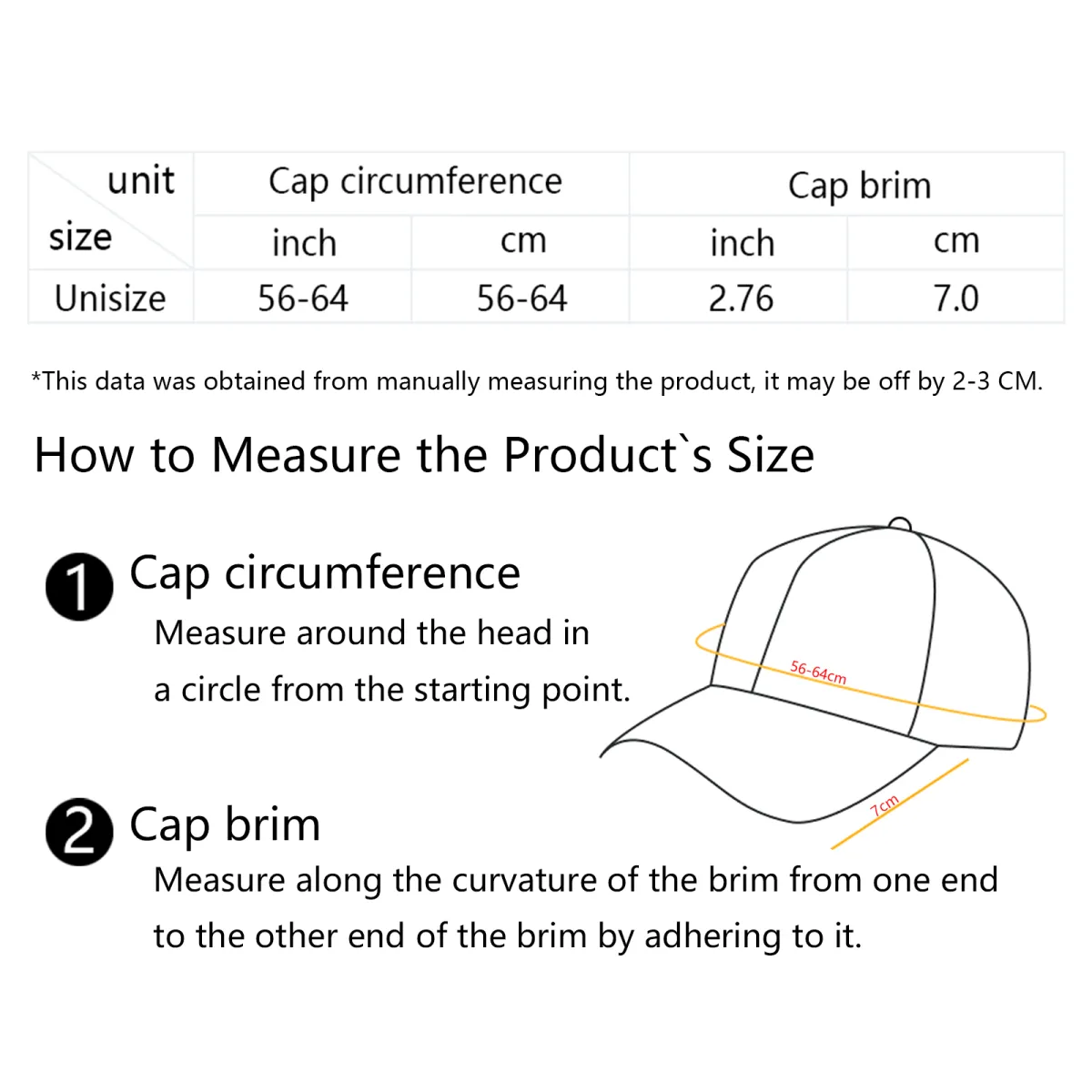 Phi Beta Sigma 1914 Baseball Cap Size Chart