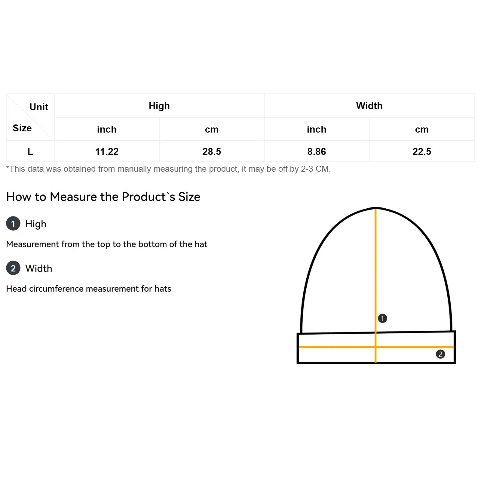 Alpha Phi Alpha Heritage Crown Pom Beanie Size Chart