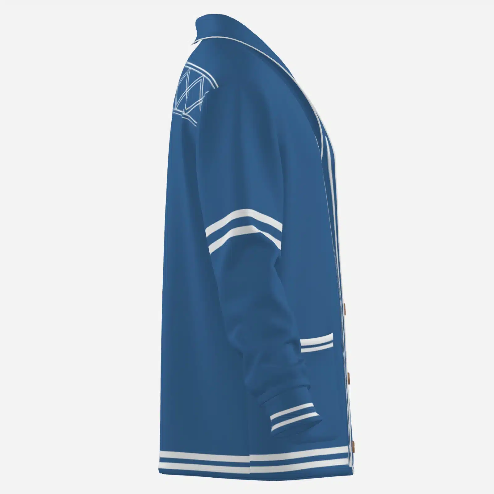 Phi Beta Sigma Royal Scholar Button Cardigan Size Chart