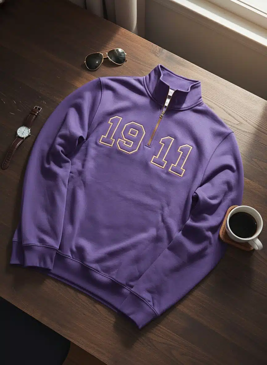 Omega Psi Phi ‘1911’ Quarter Zip Pullover - Image 6