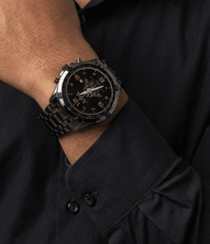 Alpha Phi Alpha Distinguished Sphinx Gun Metal Watch