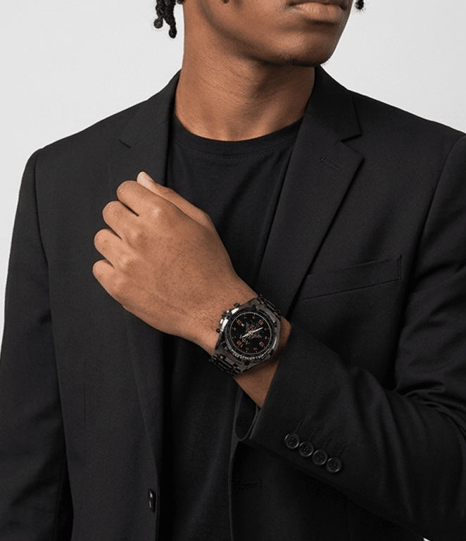 Alpha Phi Alpha Distinguished Sphinx Gun Metal Watch - Image 2
