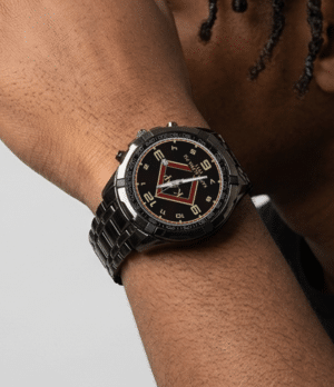 Kappa Alpha Psi Sharp Diamond Gun Metal Watch