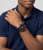 Omega Psi Phi Commanding Lamp Gun Metal Watch