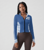 Zeta Phi Beta Royal Flow Long Sleeve Performance Jacket