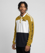 Alpha Phi Alpha Legacy Sphinx Long Sleeve Polo Shirt