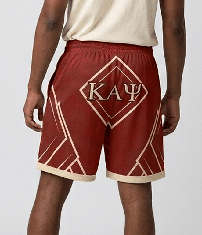 Kappa Alpha Psi Sharp Diamond Athletic Shorts - Image 2
