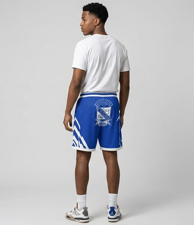 Phi Beta Sigma Modern Shield Athletic Shorts - Image 2