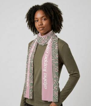 Alpha Kappa Alpha United Ancestry Lightweight Long Scarf