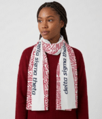 Delta Sigma Theta United Ancestry Lightweight Long Scarf