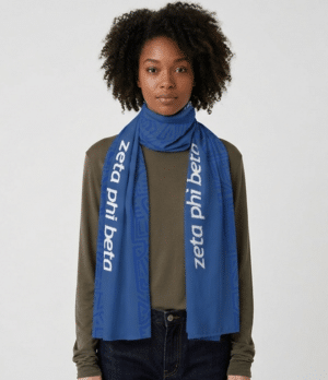 Zeta Phi Beta United Ancestry Lightweight Long Scarf