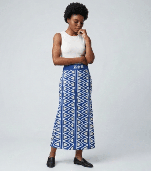 Zeta Phi Beta Flare Skirt