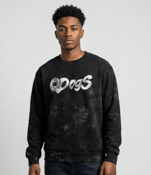 Omega Psi Phi Chromed Qdogs Crew Neck Sweater