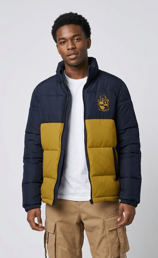 Alpha Phi Alpha Golden Legacy Men's Puffer Jacket - Image 2
