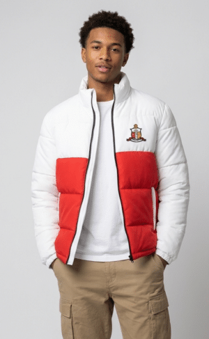 Kappa Alpha Psi Crimson Prestige Men's Puffer Jacket