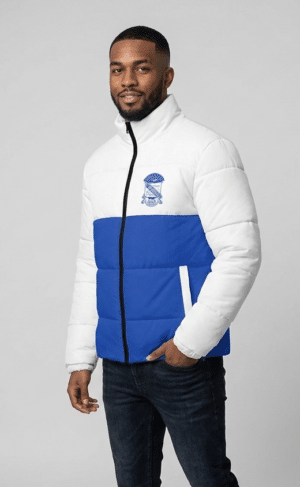 Phi Beta Sigma Royal Standard Men's Puffer Jacket