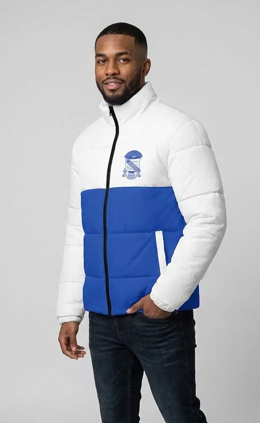 Phi Beta Sigma Royal Standard Men's Puffer Jacket