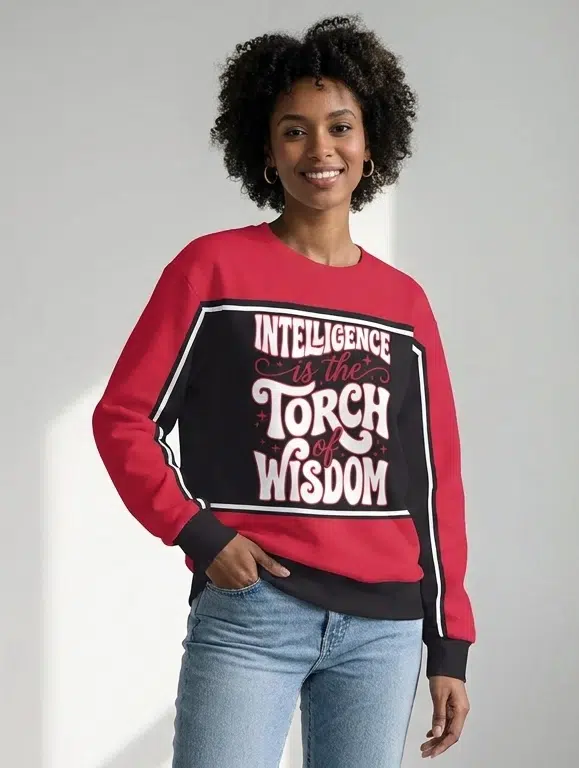 Delta Sigma Theta Crimson Heritage Fleece Sweatshirt