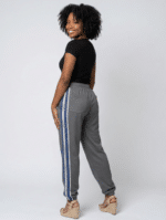 Zeta Phi Beta Royal Luxe Drawstring-Hem Pants