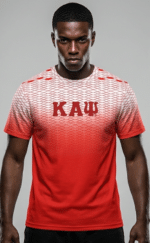 Kappa Alpha Psi Crimson Diamond Curved Hem Crewneck T-Shirt